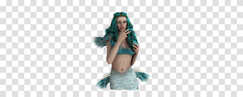 Mermaid Person, Costume, Hair Transparent Png