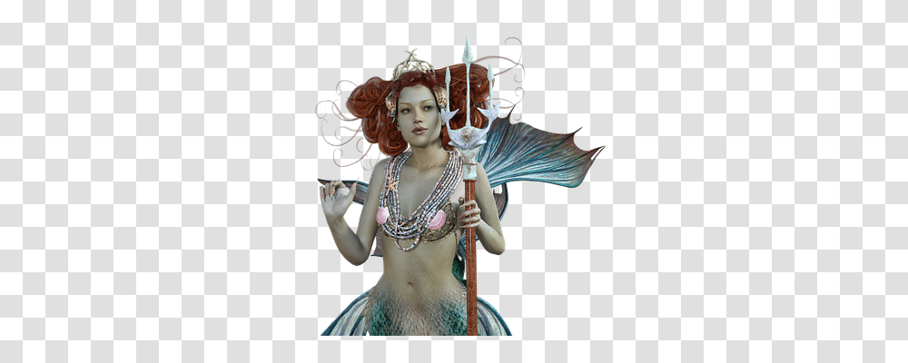 Mermaid Person, Crowd, Figurine Transparent Png