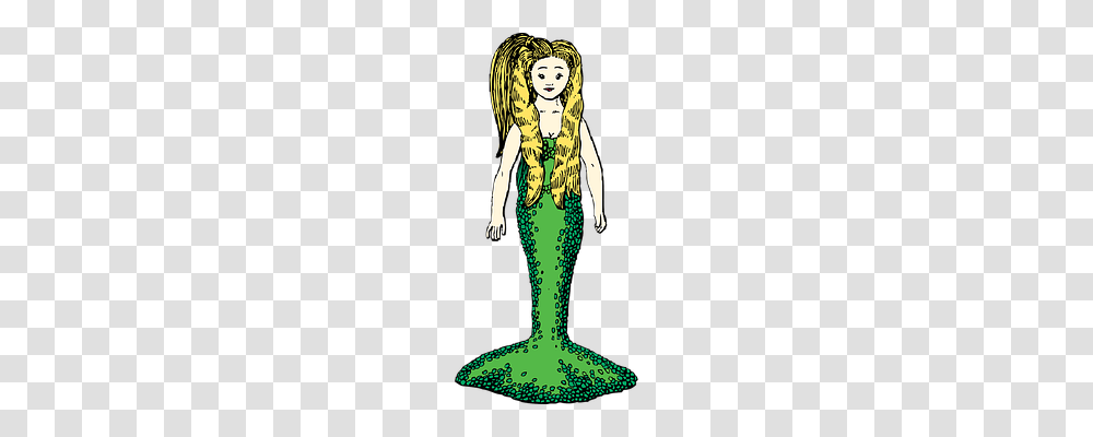Mermaid Person, Costume, Face Transparent Png