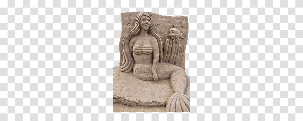 Mermaid Archaeology, Statue, Sculpture Transparent Png
