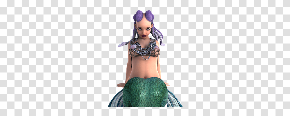 Mermaid Person, Plant, Female, Fruit Transparent Png