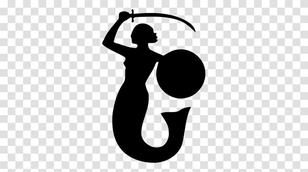 Mermaid And Sword, Gray, World Of Warcraft Transparent Png