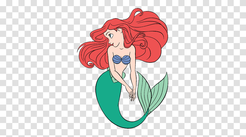 Mermaid Ariel Clip Art Disney Clip Art Galore, Angel, Archangel, Cupid, Painting Transparent Png