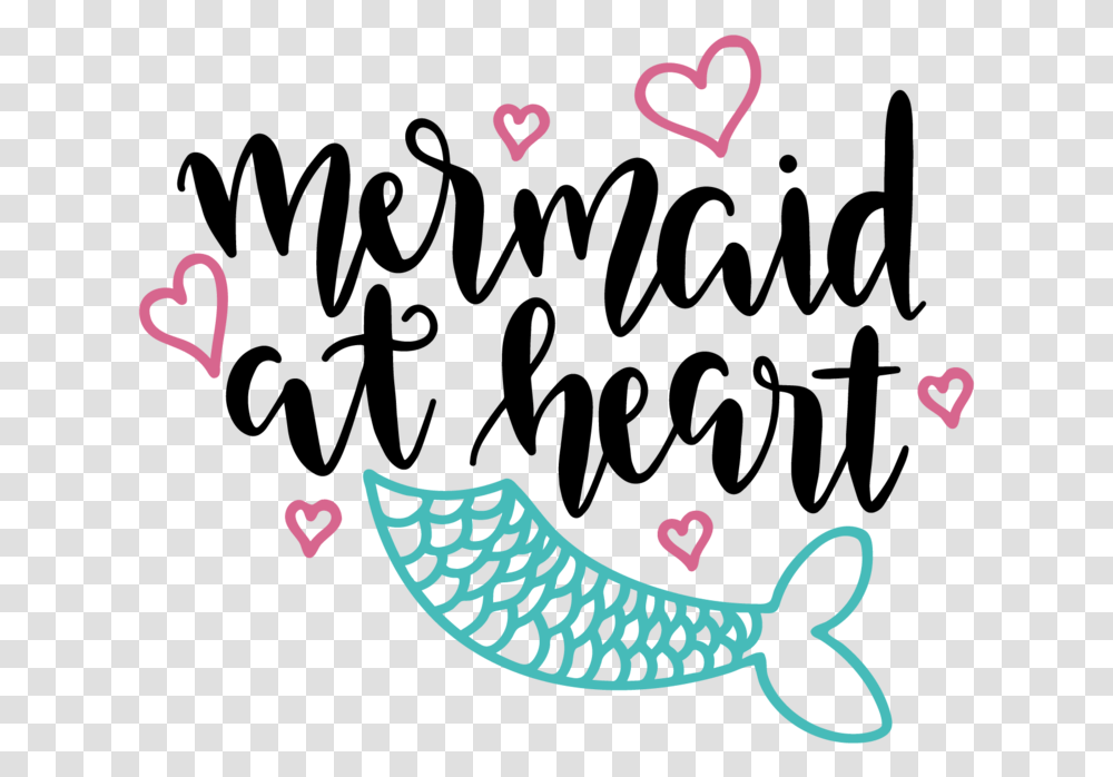Mermaid At Heart Iphone Cute Wallpaper Unicorn, Alphabet, Pattern Transparent Png