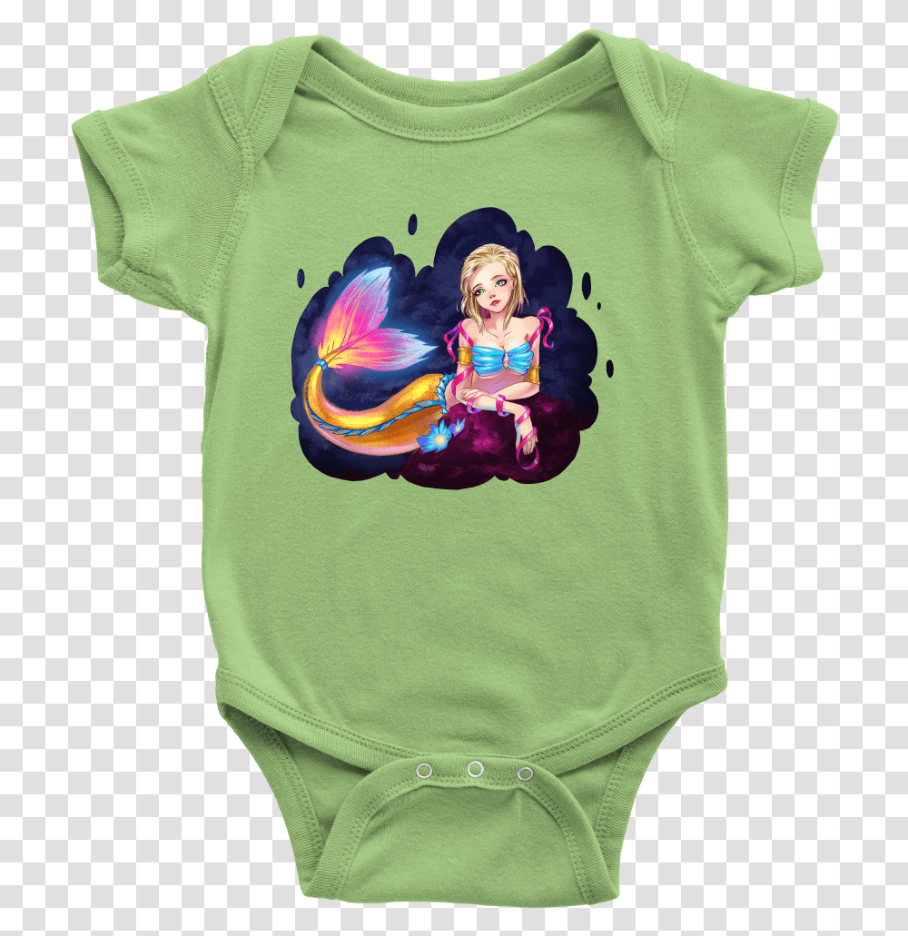 Mermaid Baby Girl's Onesie Daddy's Little Khaleesi Onesie, Apparel, T-Shirt, Sleeve Transparent Png