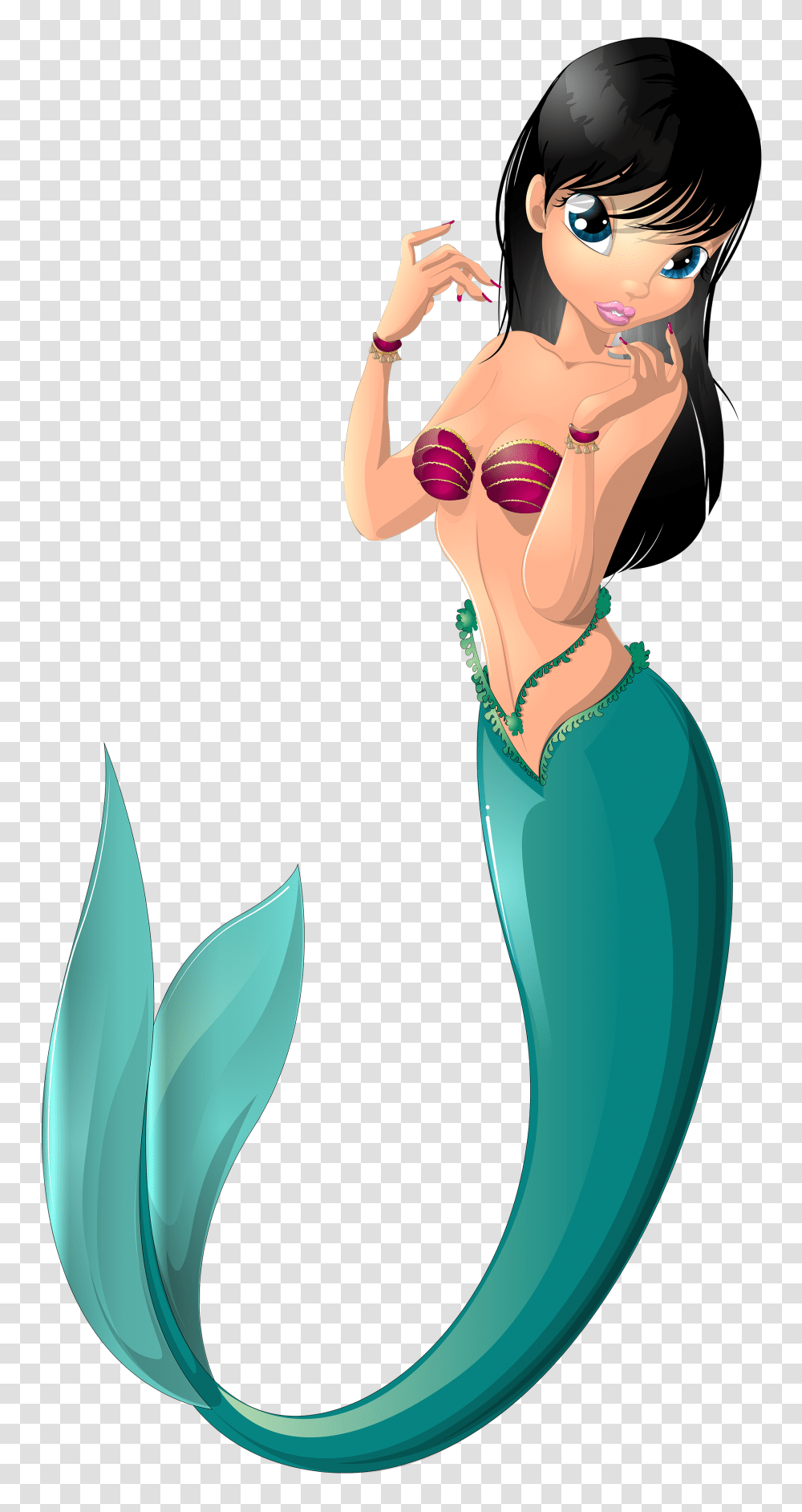 Mermaid Clip Art, Female, Person, Underwear Transparent Png