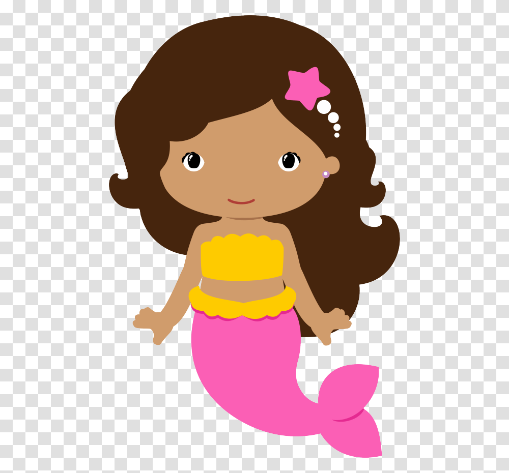 Mermaid Clipart Cute, Toy, Doll, Food, Cookie Transparent Png