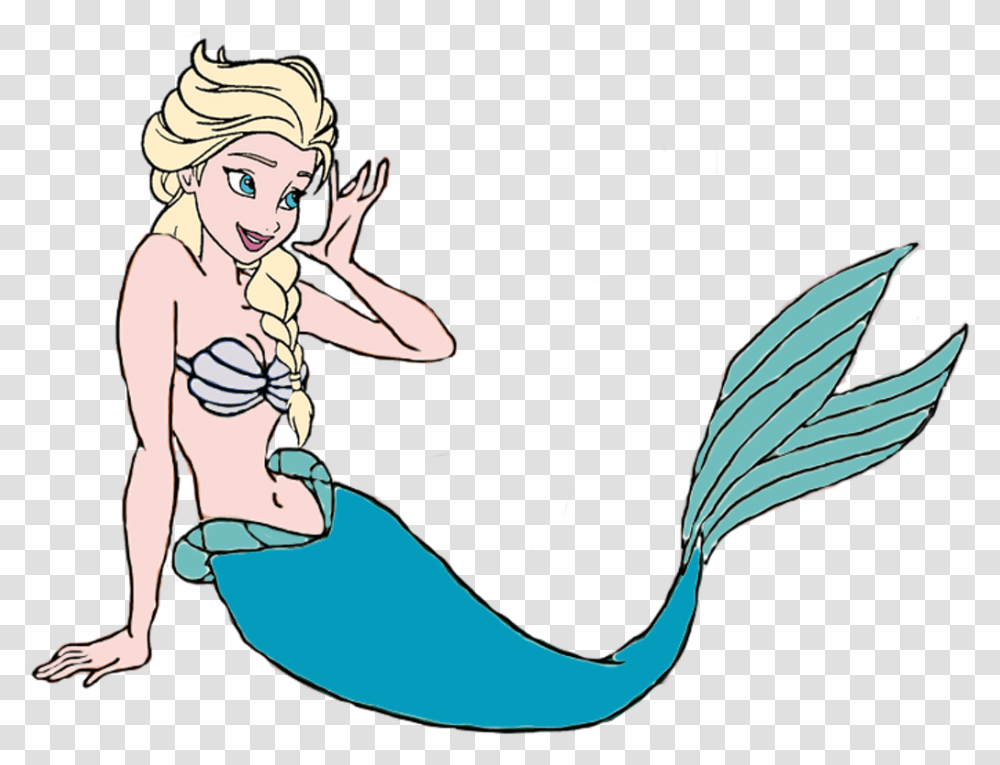 Mermaid Clipart Elsa, Toy, Person, Human, Swing Transparent Png