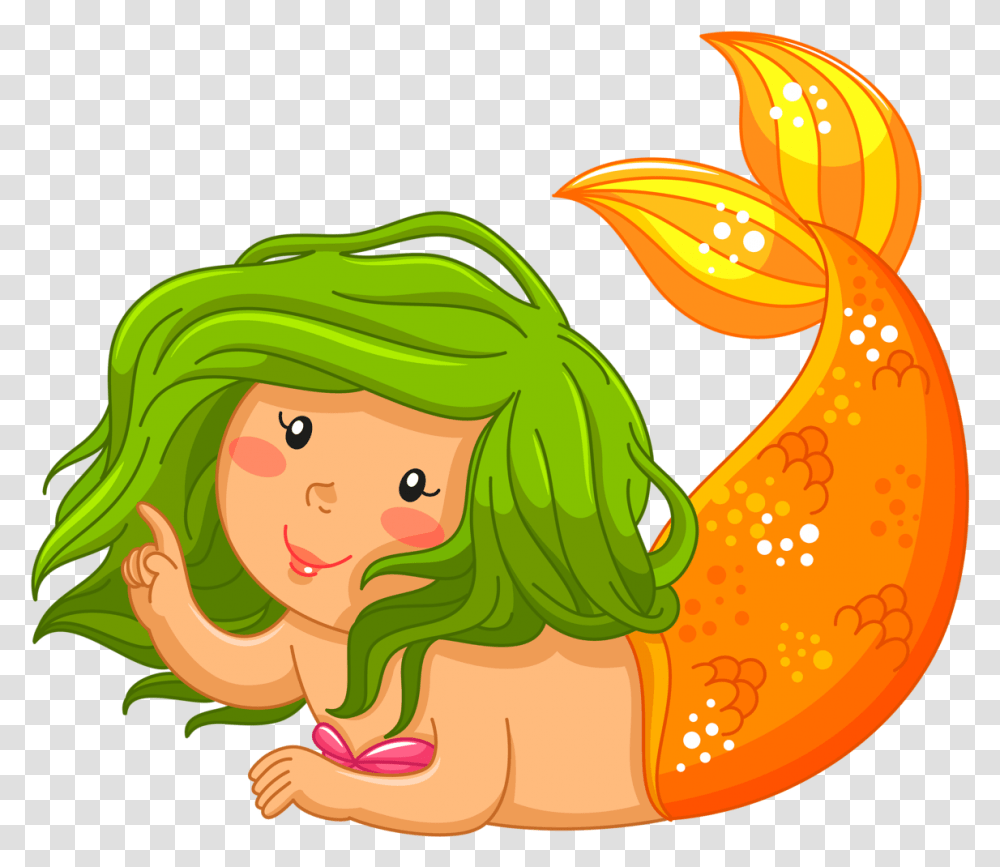 Mermaid Clipart Fairy Mermaid, Plant, Face, Female Transparent Png