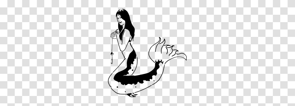 Mermaid Clipart, Gray, World Of Warcraft Transparent Png