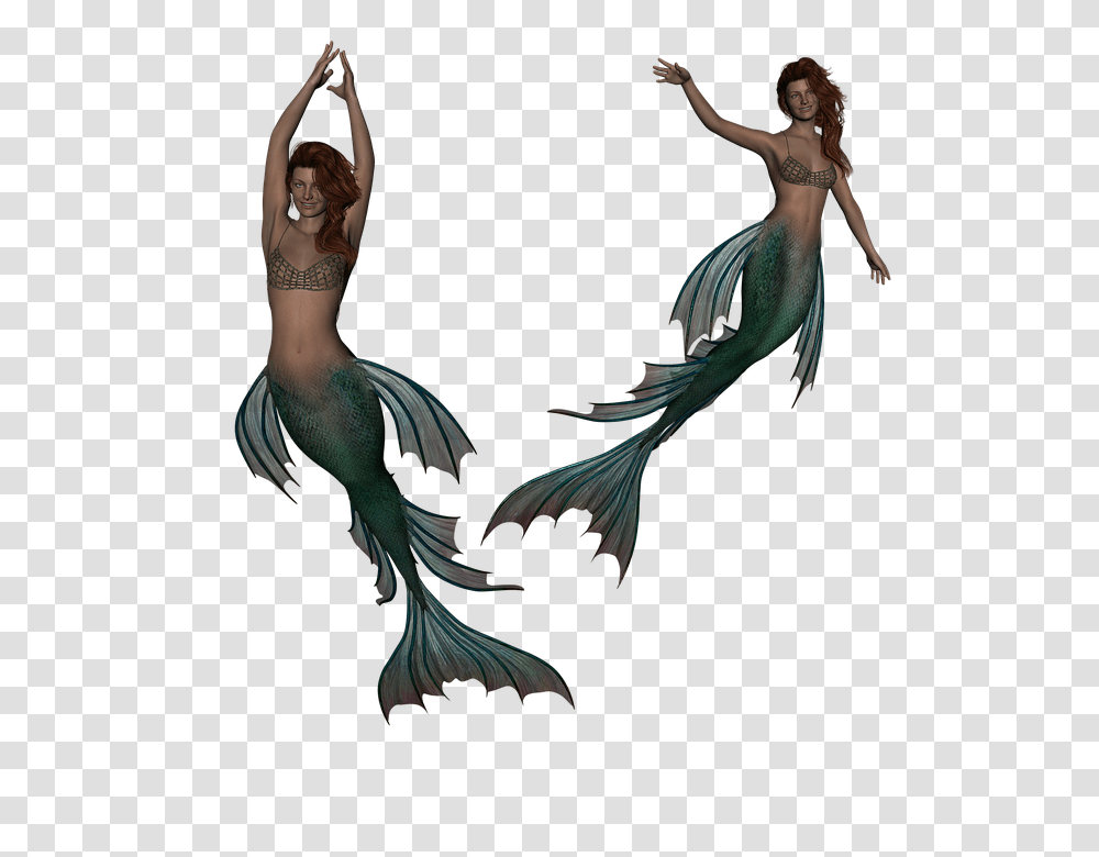 Mermaid, Fantasy, Dance Pose, Leisure Activities, Person Transparent Png