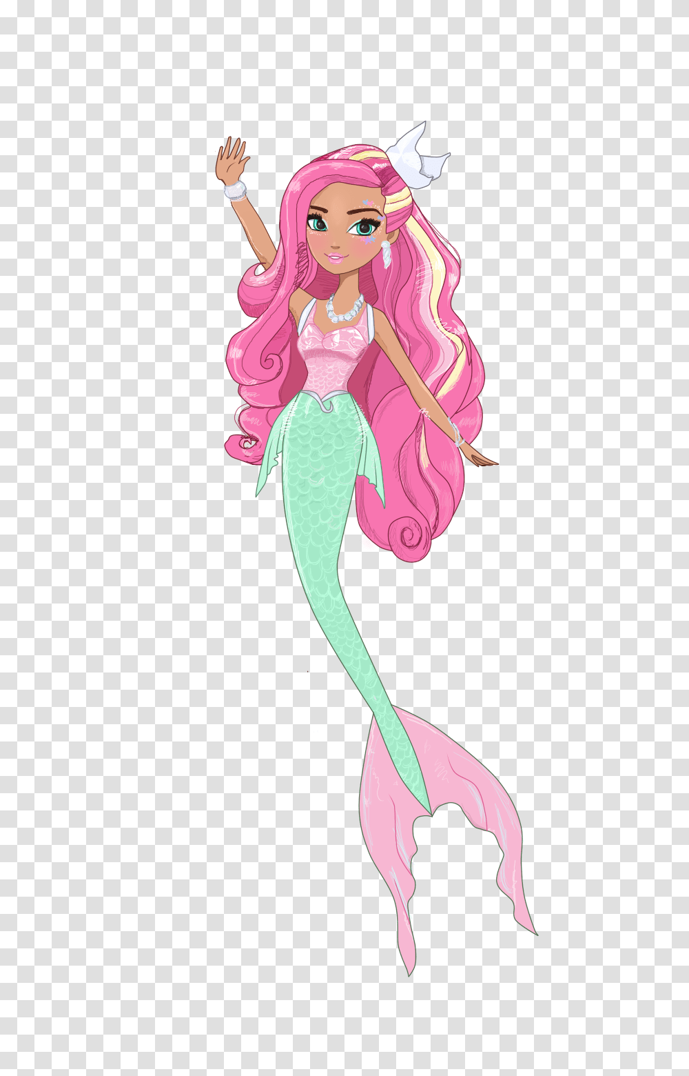 Mermaid, Fantasy, Doll, Toy, Figurine Transparent Png