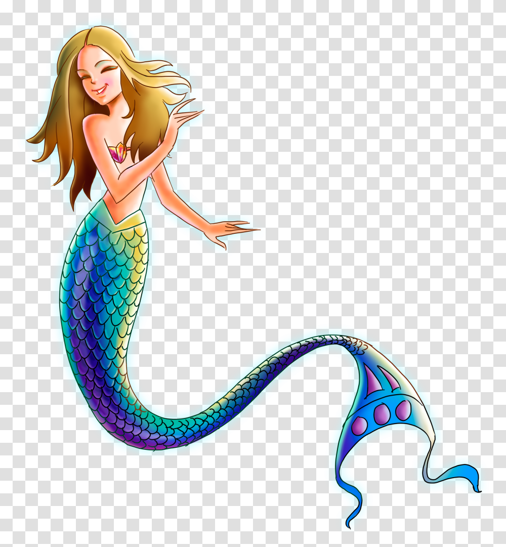 Mermaid, Fantasy, Doodle, Drawing Transparent Png