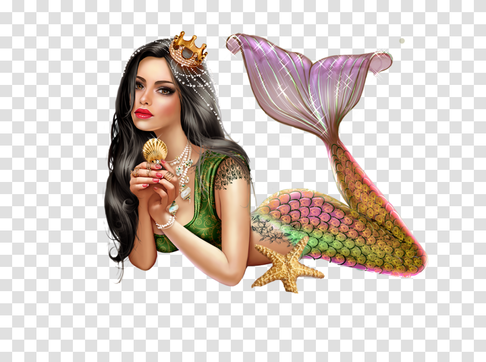 Mermaid, Fantasy, Person, Animal Transparent Png