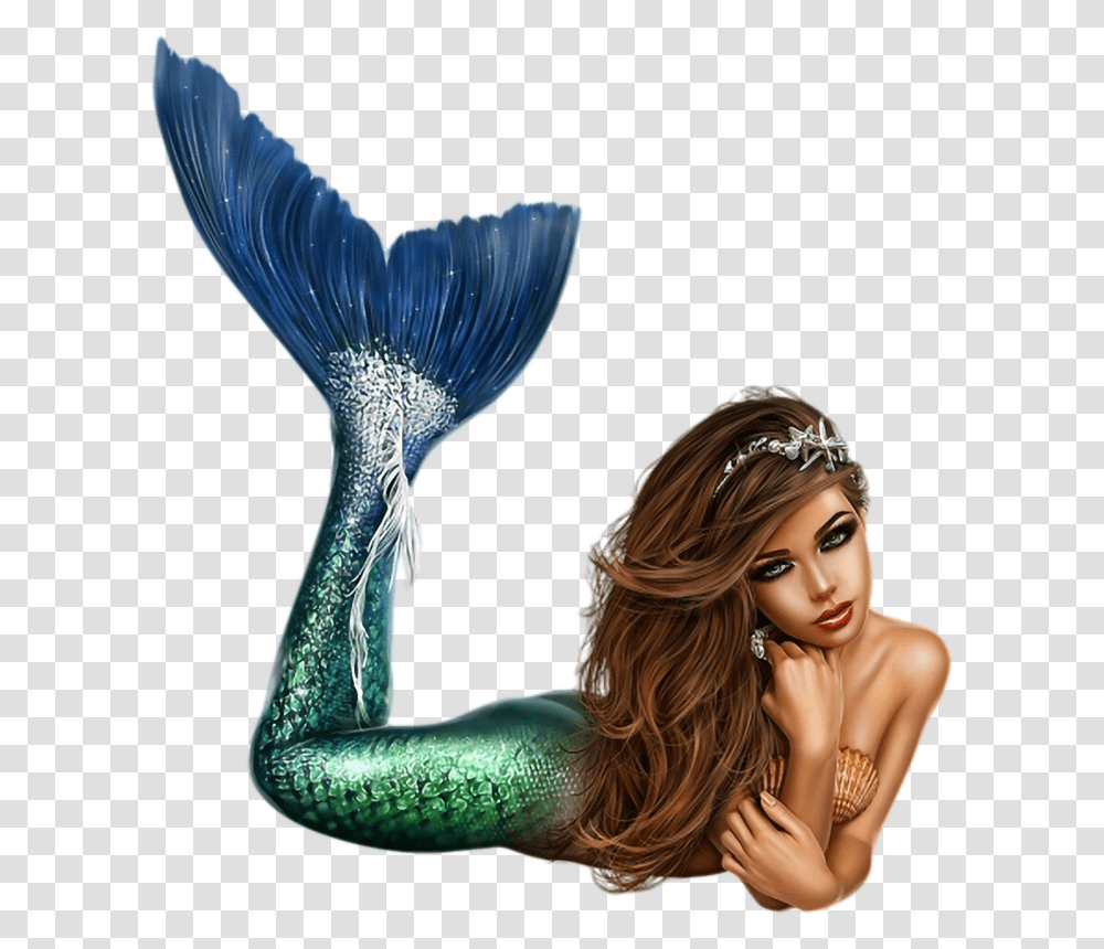 Mermaid, Fantasy, Person, Figurine Transparent Png