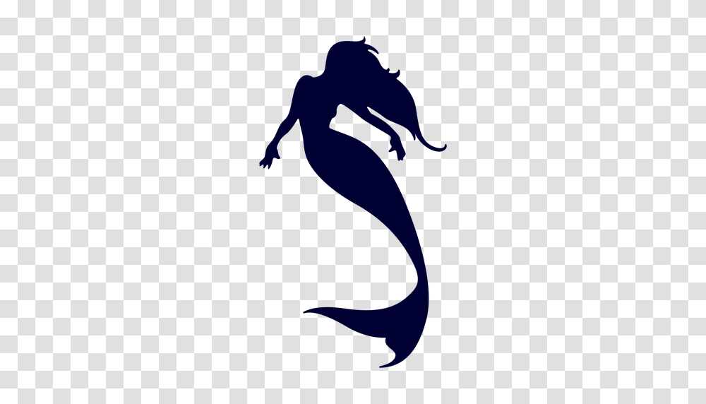 Mermaid, Fantasy, Person, Human, Silhouette Transparent Png
