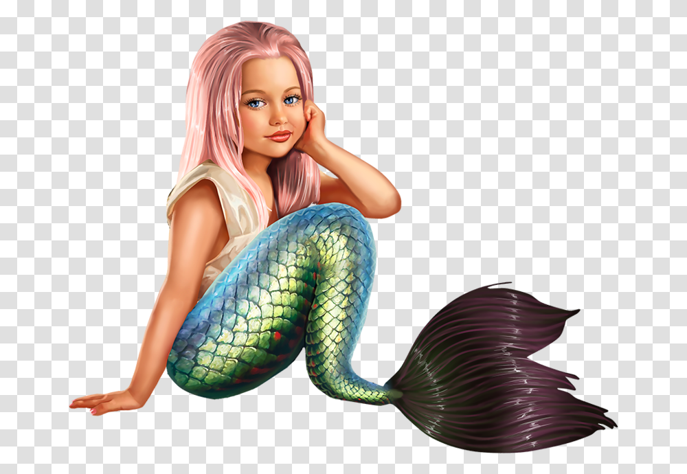 Mermaid, Fantasy, Person, Human, Toy Transparent Png