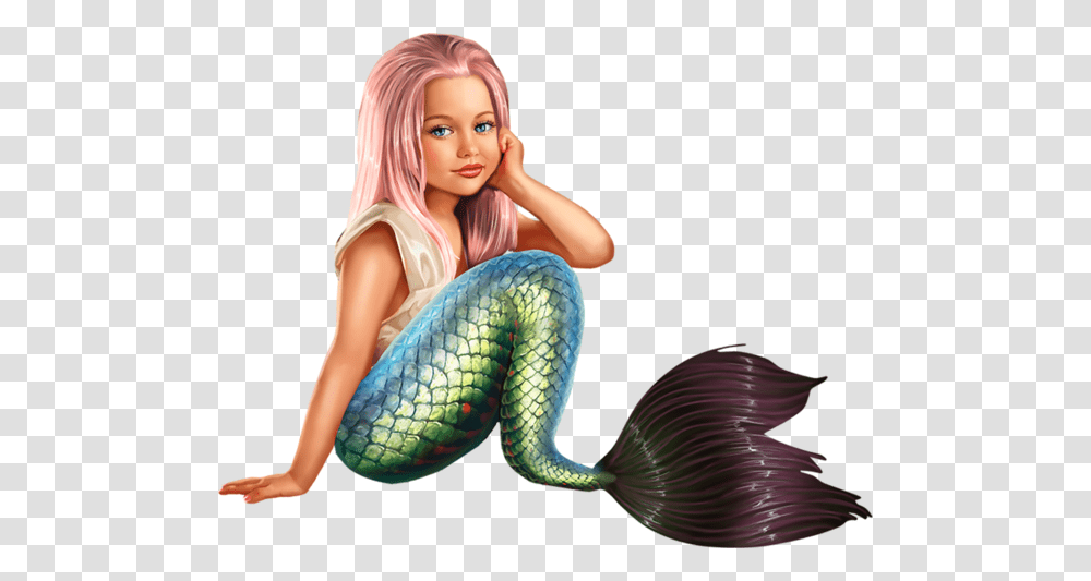 Mermaid, Fantasy, Person, Human, Toy Transparent Png