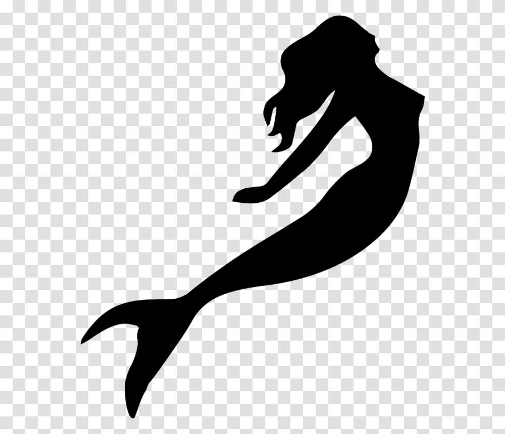 Mermaid, Fantasy, Silhouette, Mammal, Animal Transparent Png