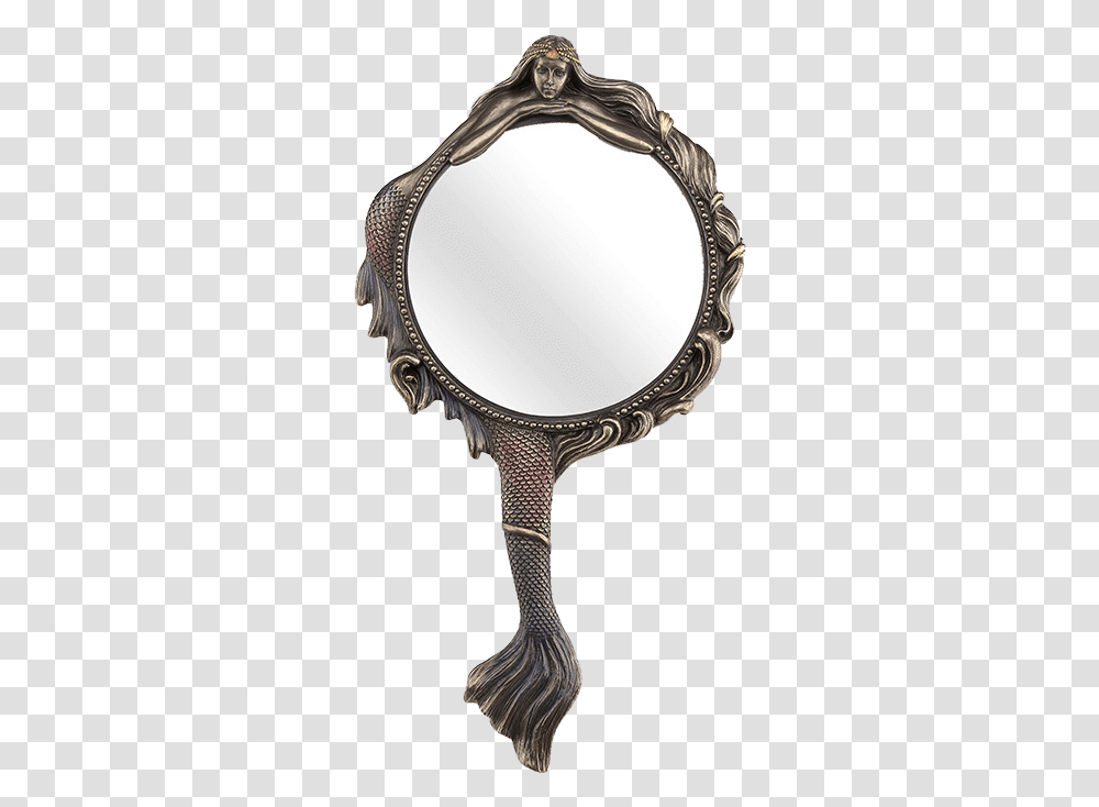 Mermaid Hand Mirror Transparent Png