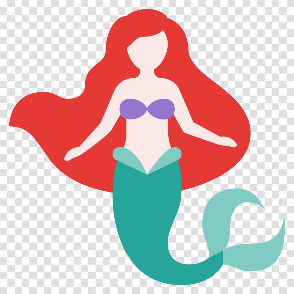 Mermaid Icon In Flat Style Mermaid Icon, Stomach, Interior Design, Ketchup Transparent Png