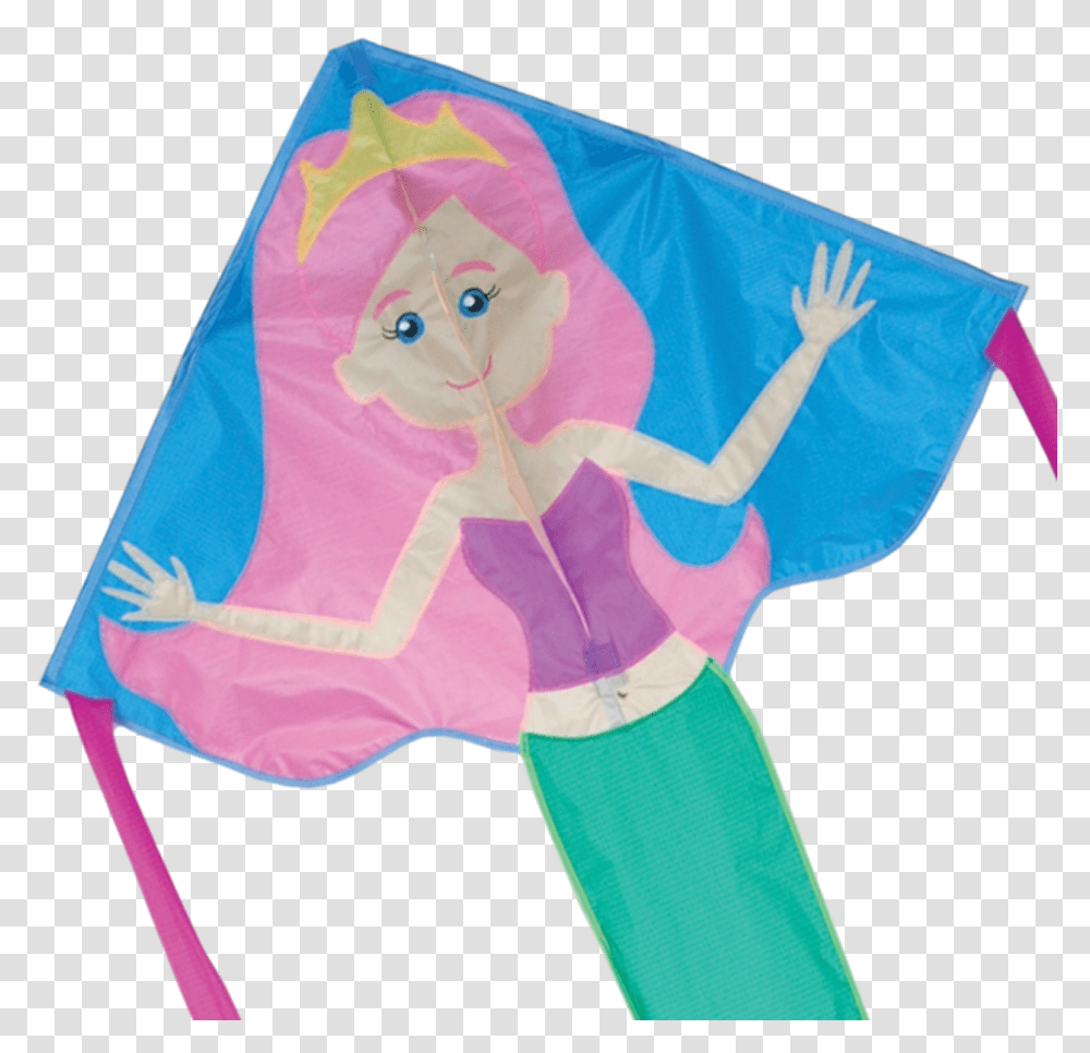 Mermaid Kite, Toy, Apparel, Flag Transparent Png