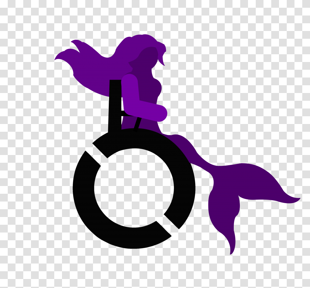 Mermaid Logo Disabled Identity, Trademark Transparent Png