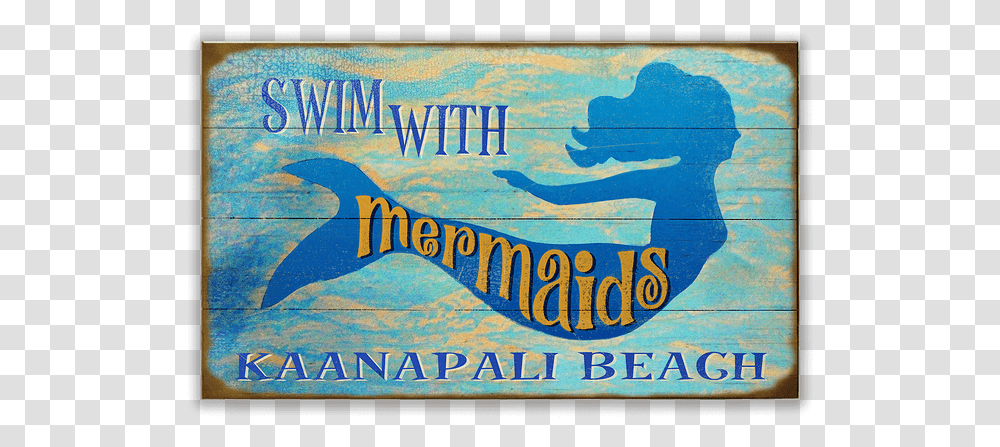 Mermaid Sign, Label, Banner, Poster Transparent Png