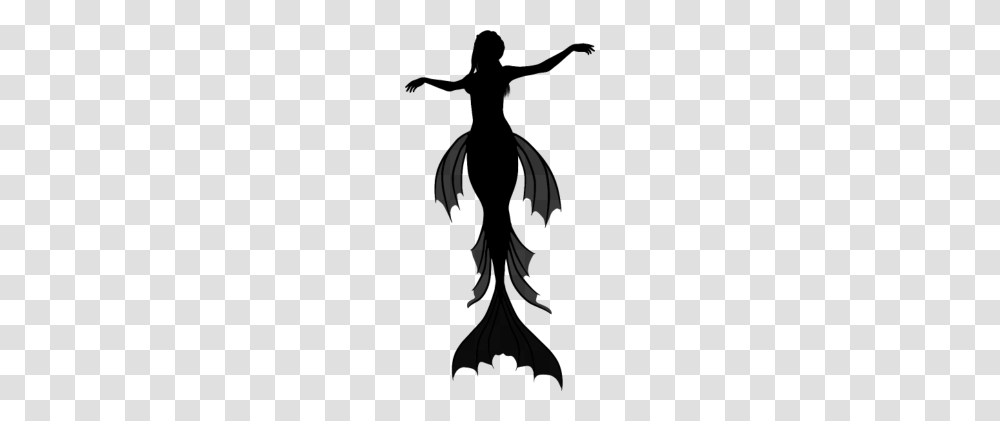 Mermaid Silhouette, Gray, World Of Warcraft Transparent Png