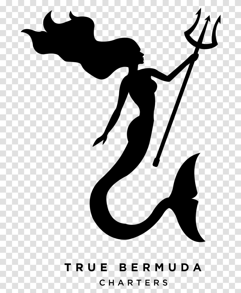 Mermaid Silhouette Illustration, Gray, World Of Warcraft Transparent Png