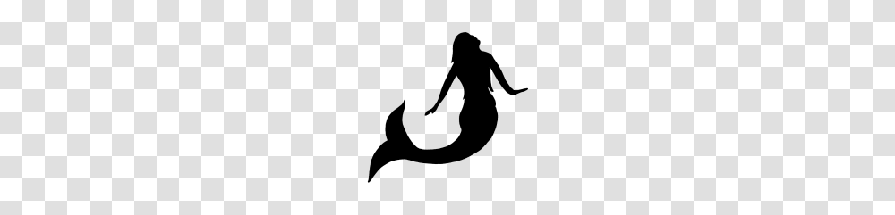 Mermaid Silhouette, Nature, Outdoors, Astronomy, Night Transparent Png