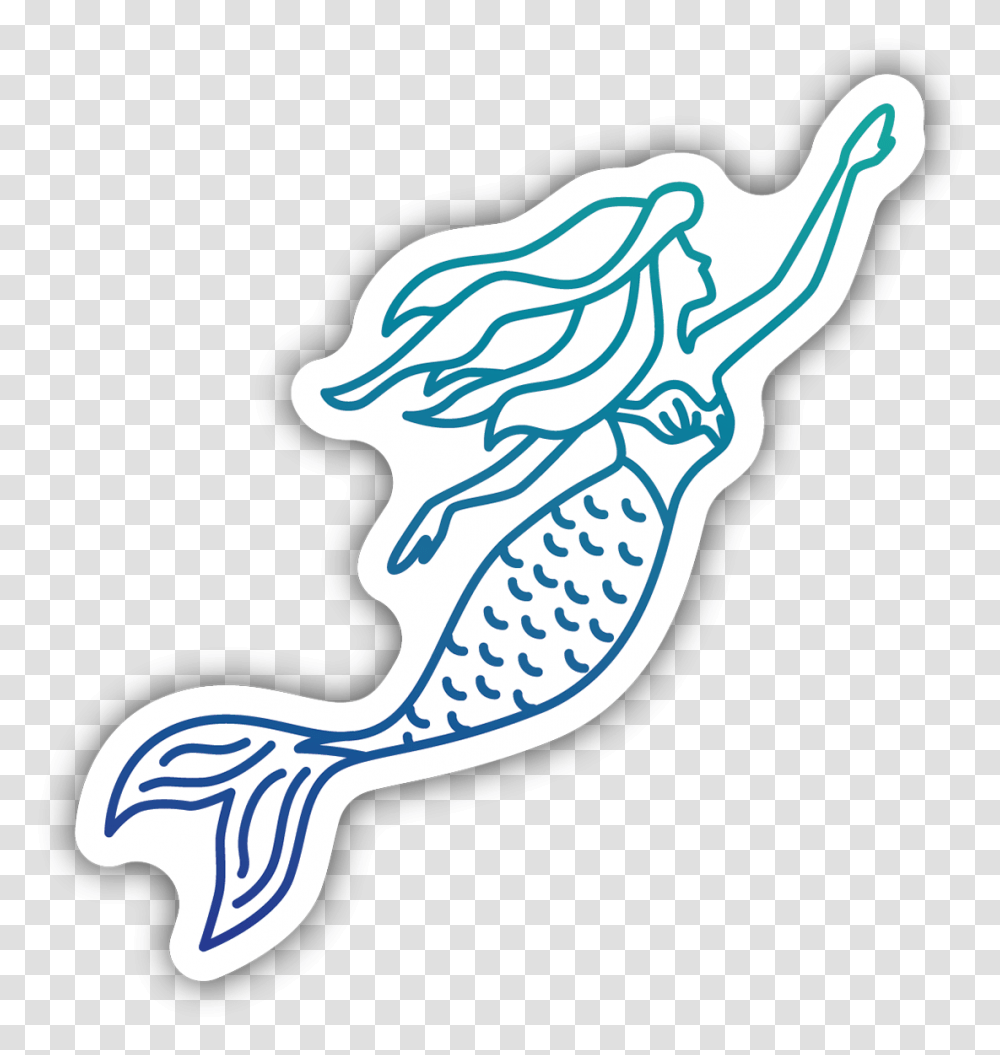Mermaid Sticker, Animal, Mammal Transparent Png