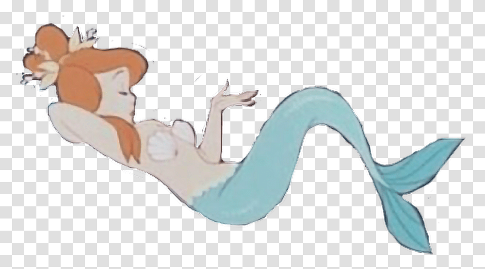 Mermaid Stickers Niche Disney Aesthetic Freetoedit Cartoon, Animal, Bird, Person, Human Transparent Png