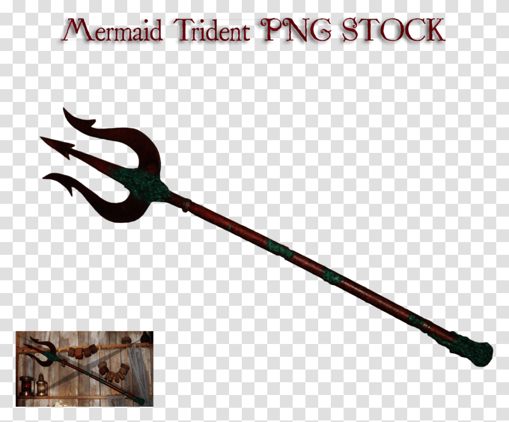 Mermaid Stock By Karahrobinson Art Weapon, Spear, Weaponry, Trident, Emblem Transparent Png