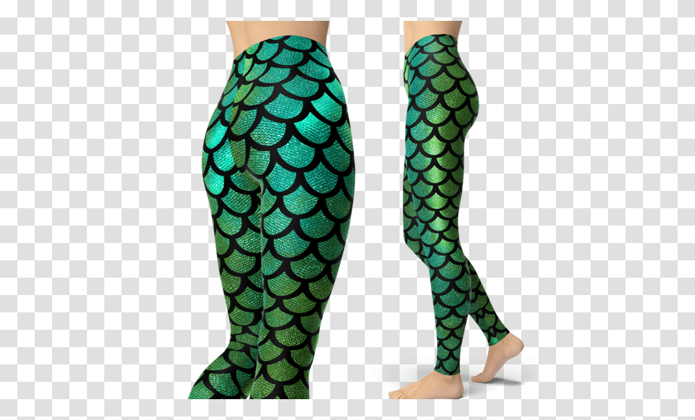 Mermaid Tail Green Leggings Scubadivingaddicts, Apparel, Pants, Shoe Transparent Png