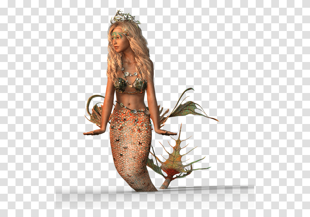 Mermaid Water Creature Creature Nature Female Mermaid Pixabay, Person, Food, Crowd, Animal Transparent Png