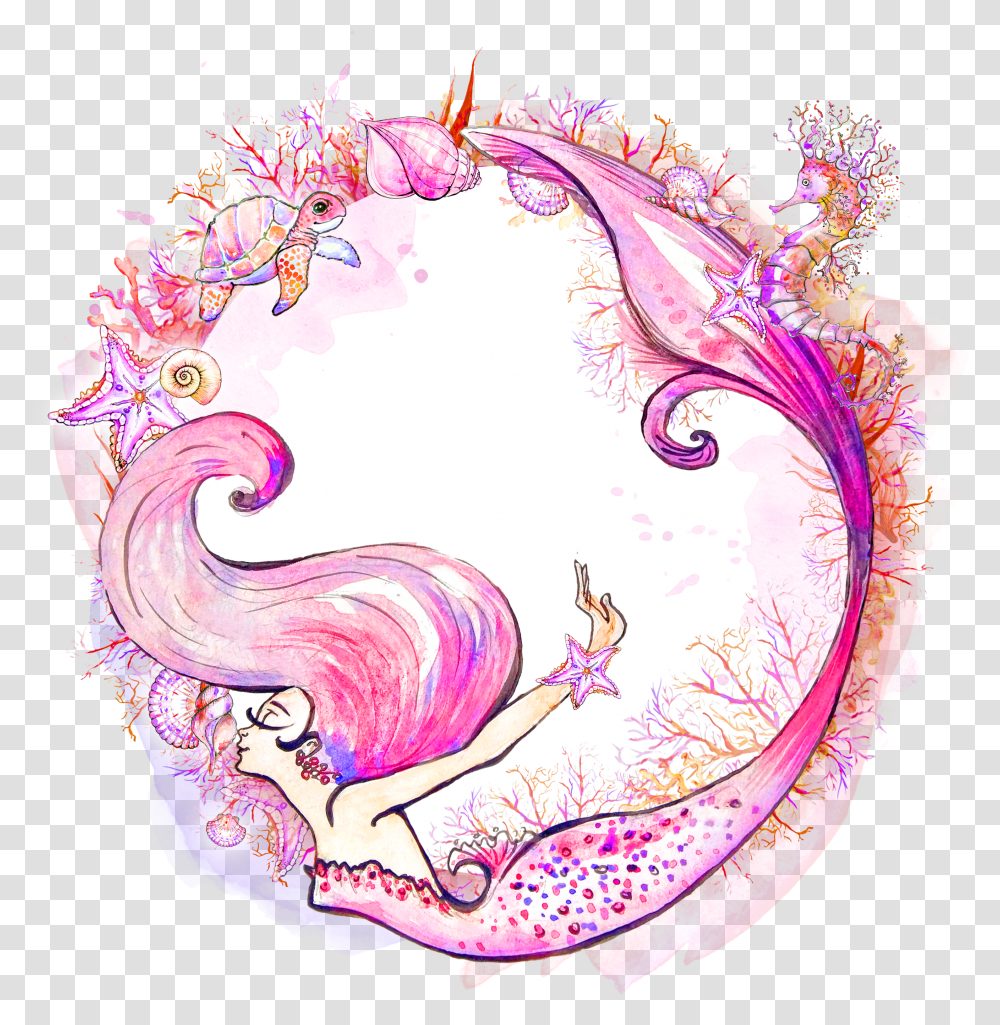 Mermaid Watercolor Transparent Png