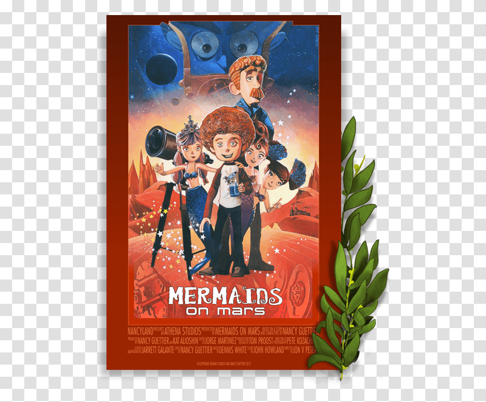 Mermaids On Mars Movie Poster Mermaids On Mars, Advertisement, Flyer, Paper, Brochure Transparent Png