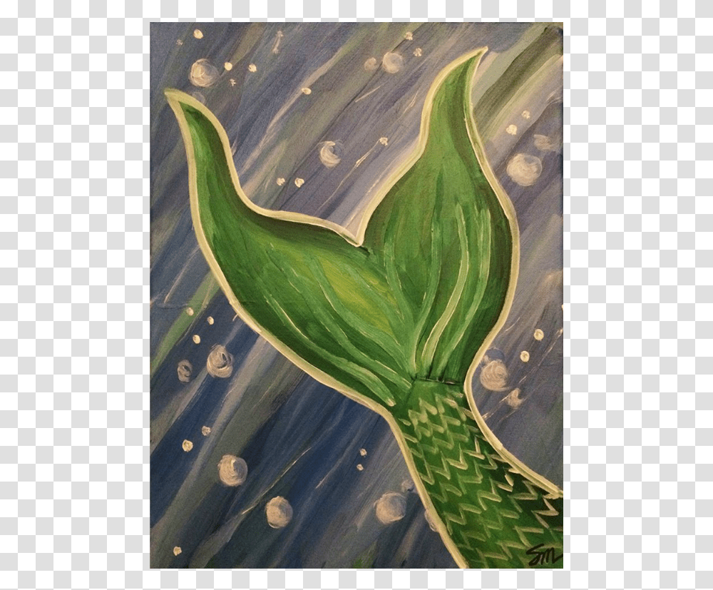 Mermaids Tail Acrylic Mermaid Tail Painting, Plant, Produce, Food, Vegetable Transparent Png