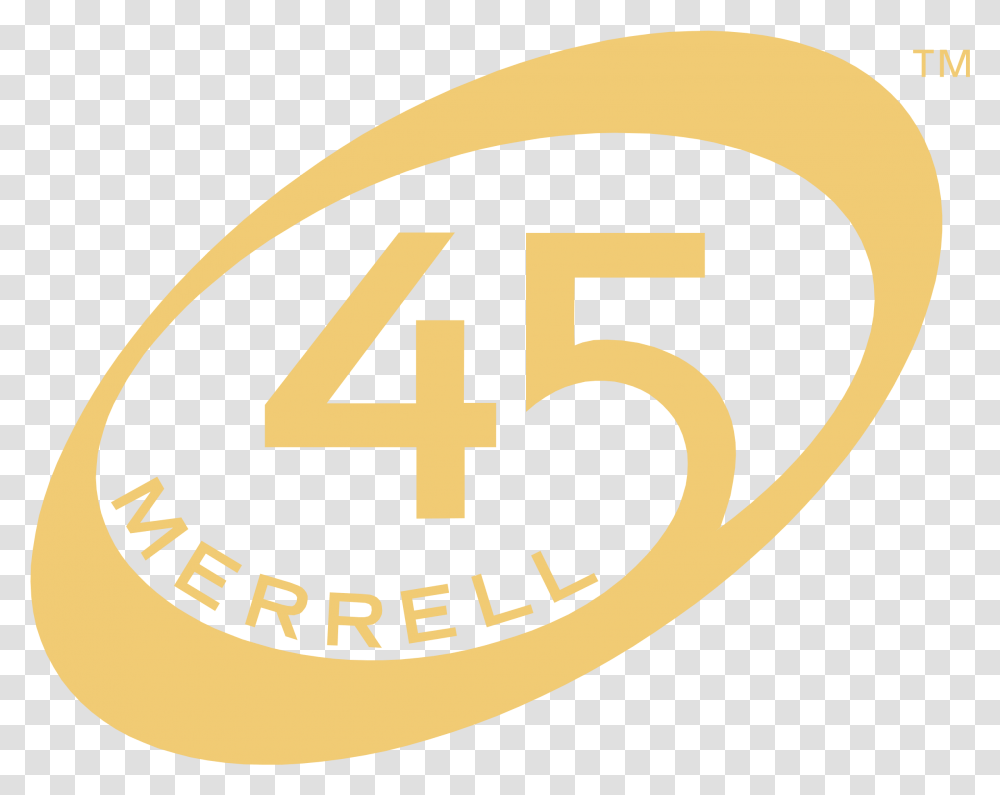 Merrell 45 Logo Svg, Text, Number, Symbol, Label Transparent Png