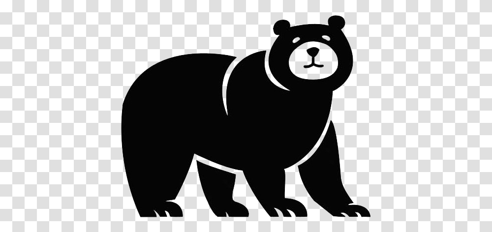 Merriam Park Elementary Child Care Program Black Bear Logo, Mammal, Animal, Wildlife, Bow Transparent Png