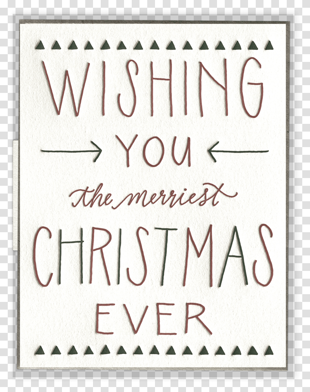 Merriest Christmas Ever Letterpress Greeting Card Calligraphy, Poster, Advertisement, Handwriting Transparent Png