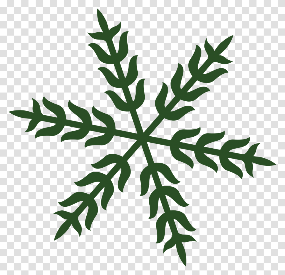 Merry Amp Bright Snowflake Glitter Snowflake Background, Leaf, Plant, Green, Fern Transparent Png