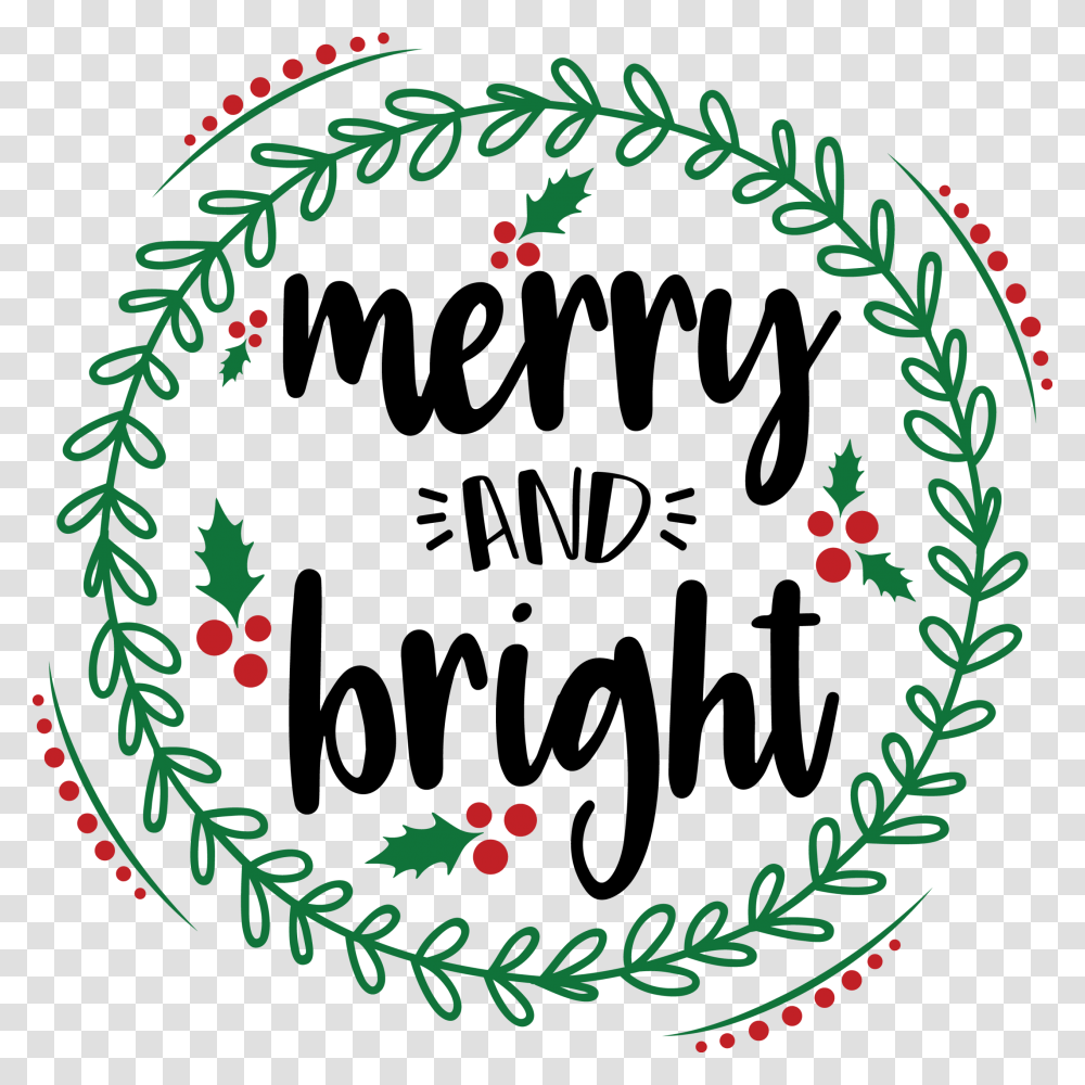 Merry And Bright, Oval Transparent Png