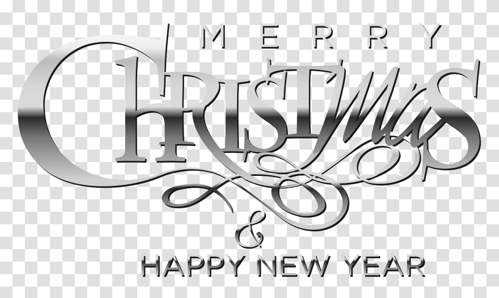 Merry Christmas 2018 And Happy New Year Merry Christmas And Happy New Year, Text, Handwriting, Label, Calligraphy Transparent Png