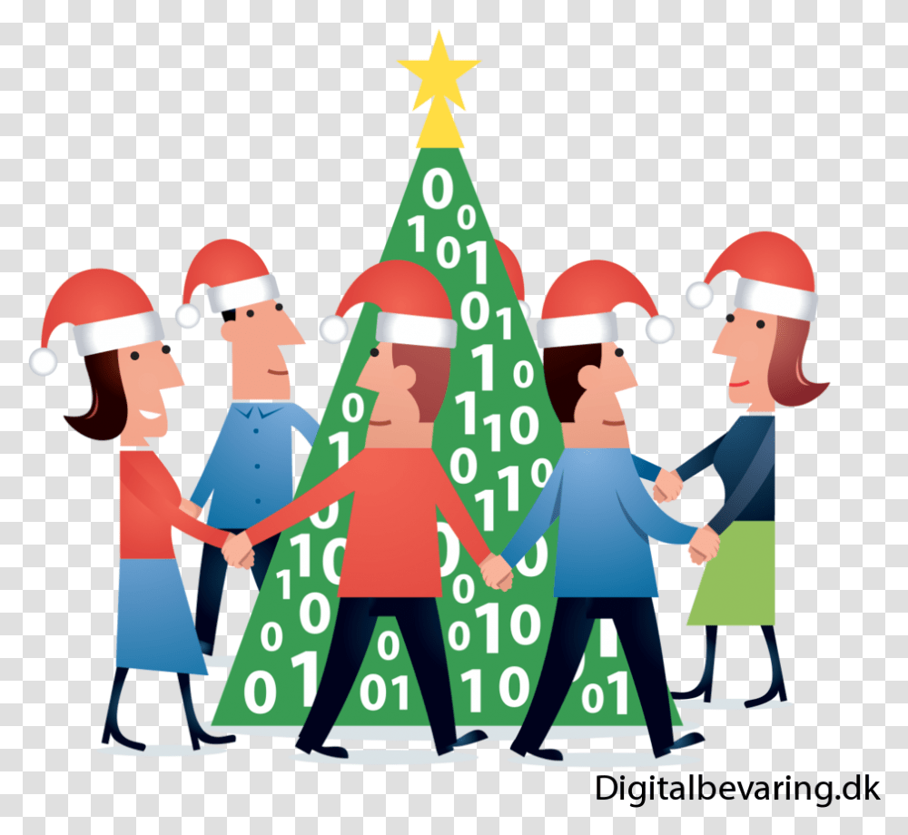Merry Christmas And A Happy New Year Digital, Person, Human, Tree, Plant Transparent Png