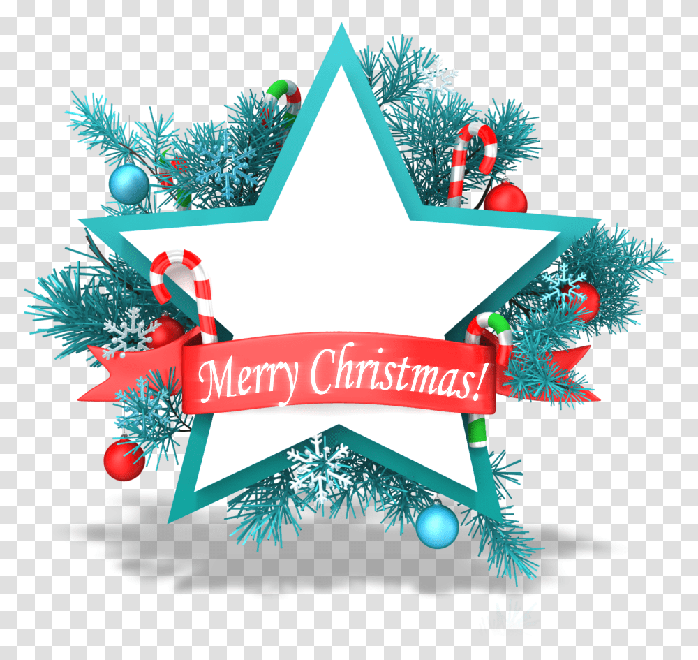 Merry Christmas And A Happy New Year Merry Christmas Star Clipart, Symbol, Star Symbol, Tree, Plant Transparent Png
