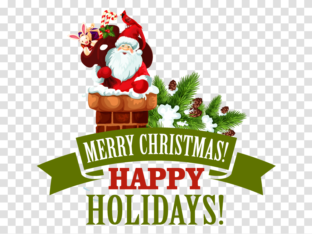 Merry Christmas And Happy Holidays Clipart Full Size Clipart Merry Christmas, Advertisement, Poster, Performer, Flyer Transparent Png