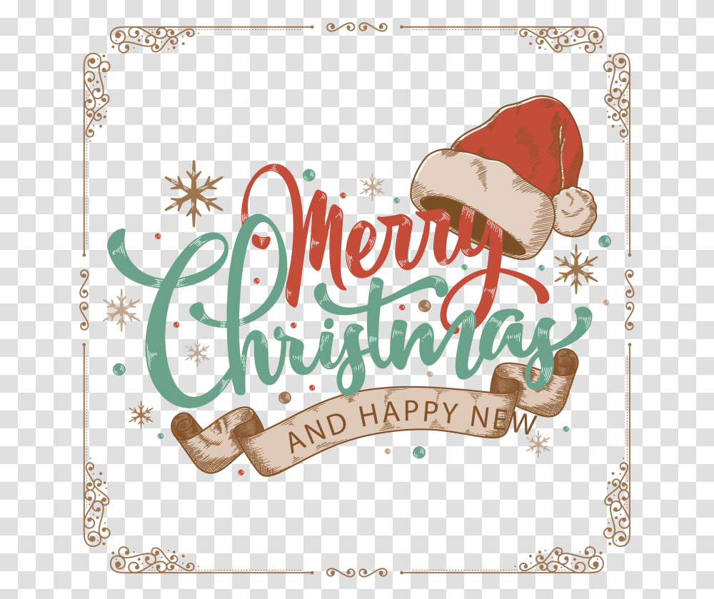Merry Christmas And Happy New Year 2019, Advertisement, Poster, Flyer Transparent Png