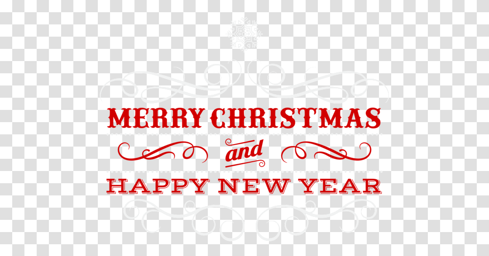 Merry Christmas And Happy New Year Merry Christmas Happy New Year, Graphics, Art, Floral Design, Pattern Transparent Png